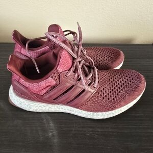 Adidas Women's Maroon Knit Sneakers